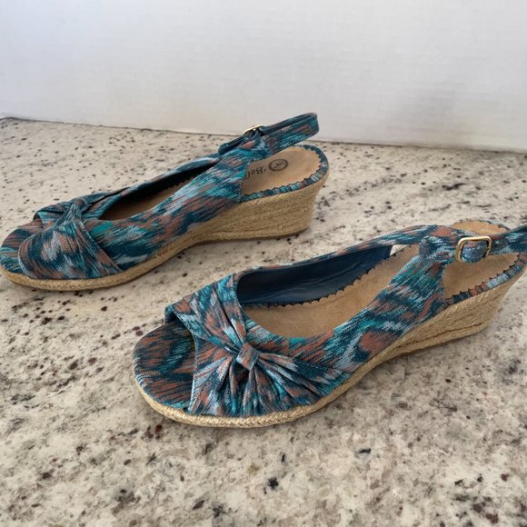 Bella Vita Wedge Sandals Colorful Women's 8.5M - Picture 3 of 8